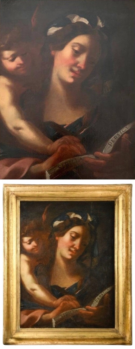 Giulio Cesare Procaccini (vers 1570-1625) - Attribué     "La Sibylle persane" -photo-3