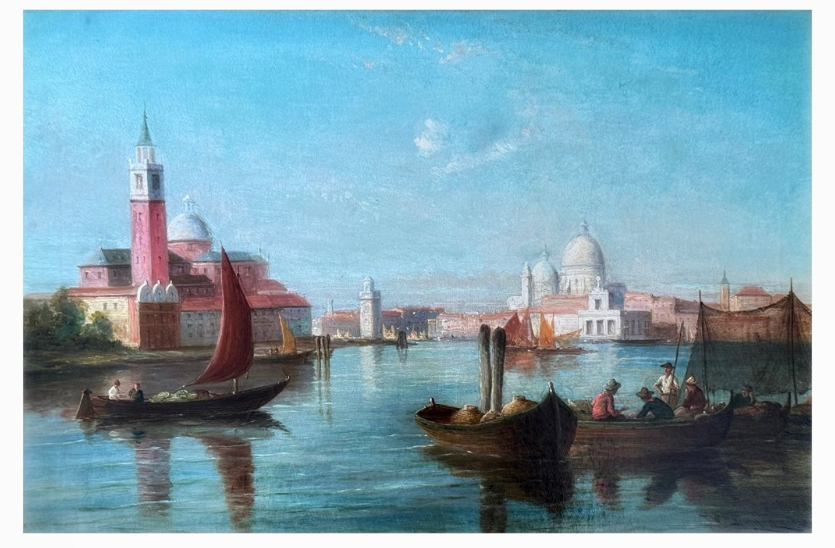 The Grand Canal, Venice, William Raymond Dommersen (1850 - 1927)-photo-3