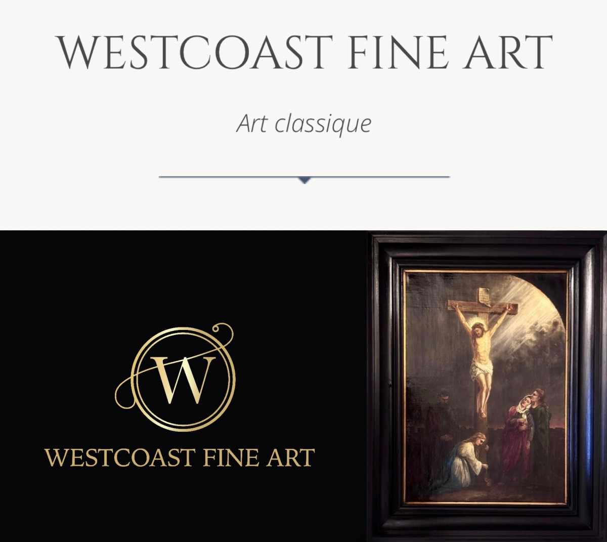 La Crucifixion,  École italienne du XVIIe siècle (XIXe siècle)-photo-8