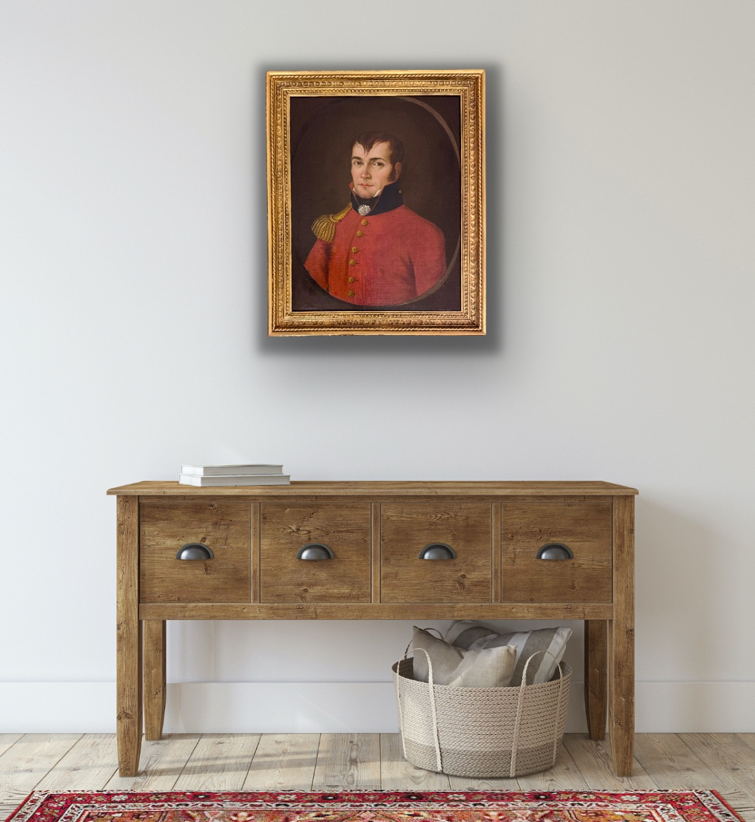 Early 19th Century British School Military Portrait-photo-3
