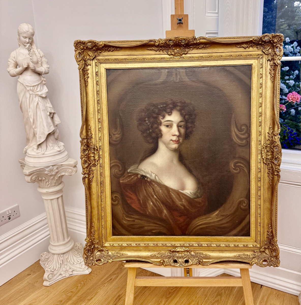 Portrait de dame, école britannique du XVIIe siècle-photo-8