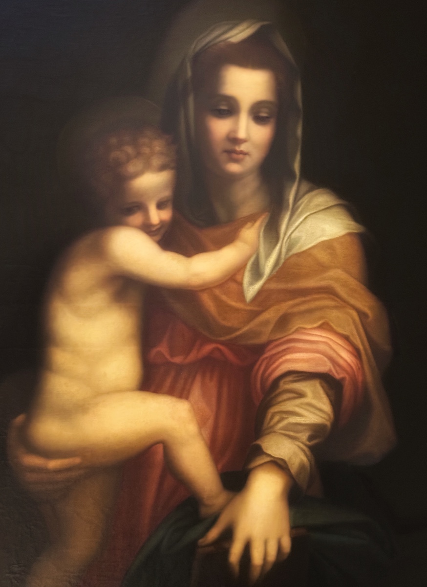 La Madone aux Harpies d'après l'original d'Andrea del Sarto-photo-3