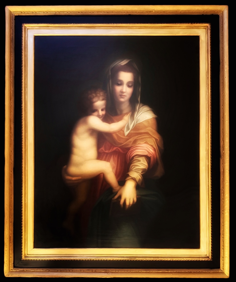 La Madone aux Harpies d'après l'original d'Andrea del Sarto-photo-6