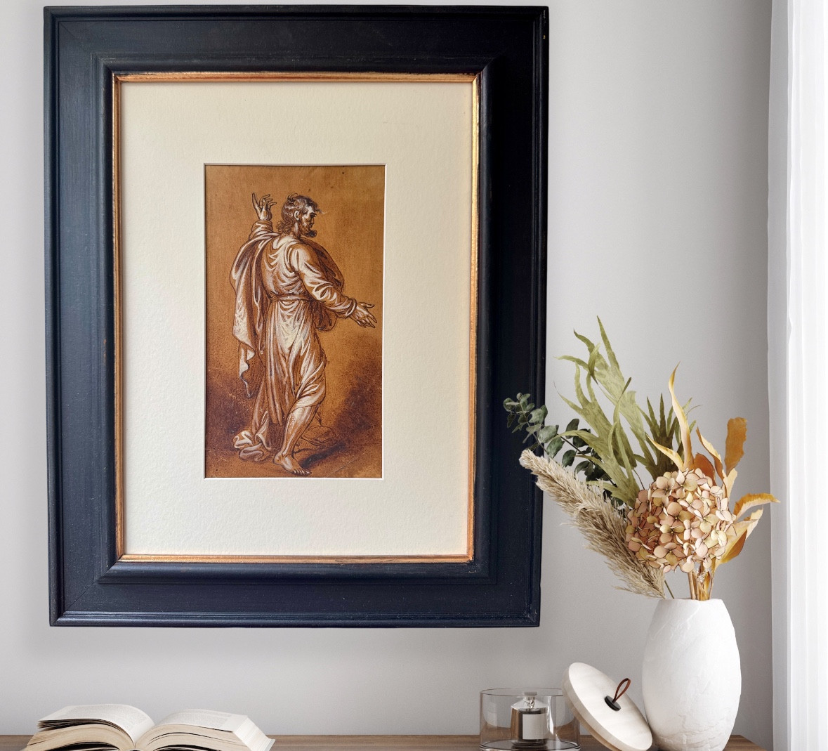 Drawing of St John the Baptist, Attribué à Ford Madox Brown (1821 - 1893)-photo-4