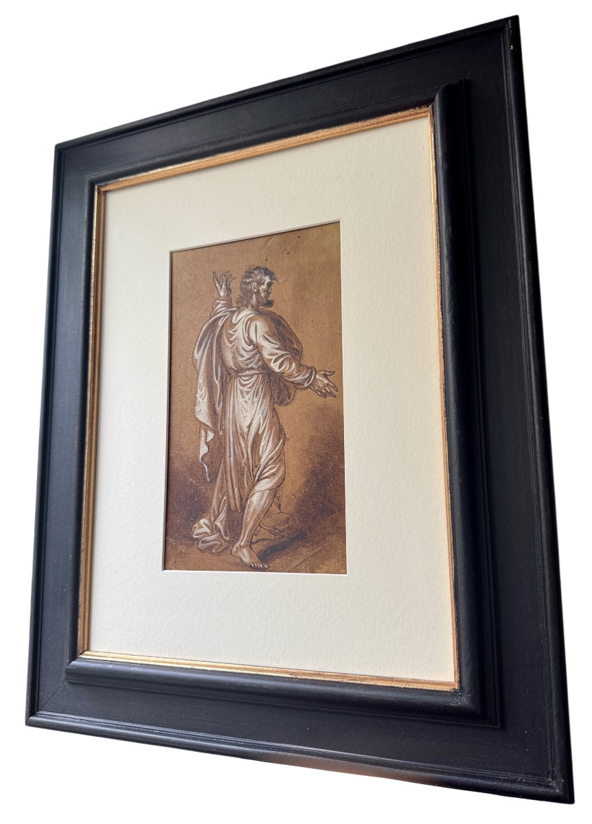 Drawing of St John the Baptist, Attribué à Ford Madox Brown (1821 - 1893)-photo-4