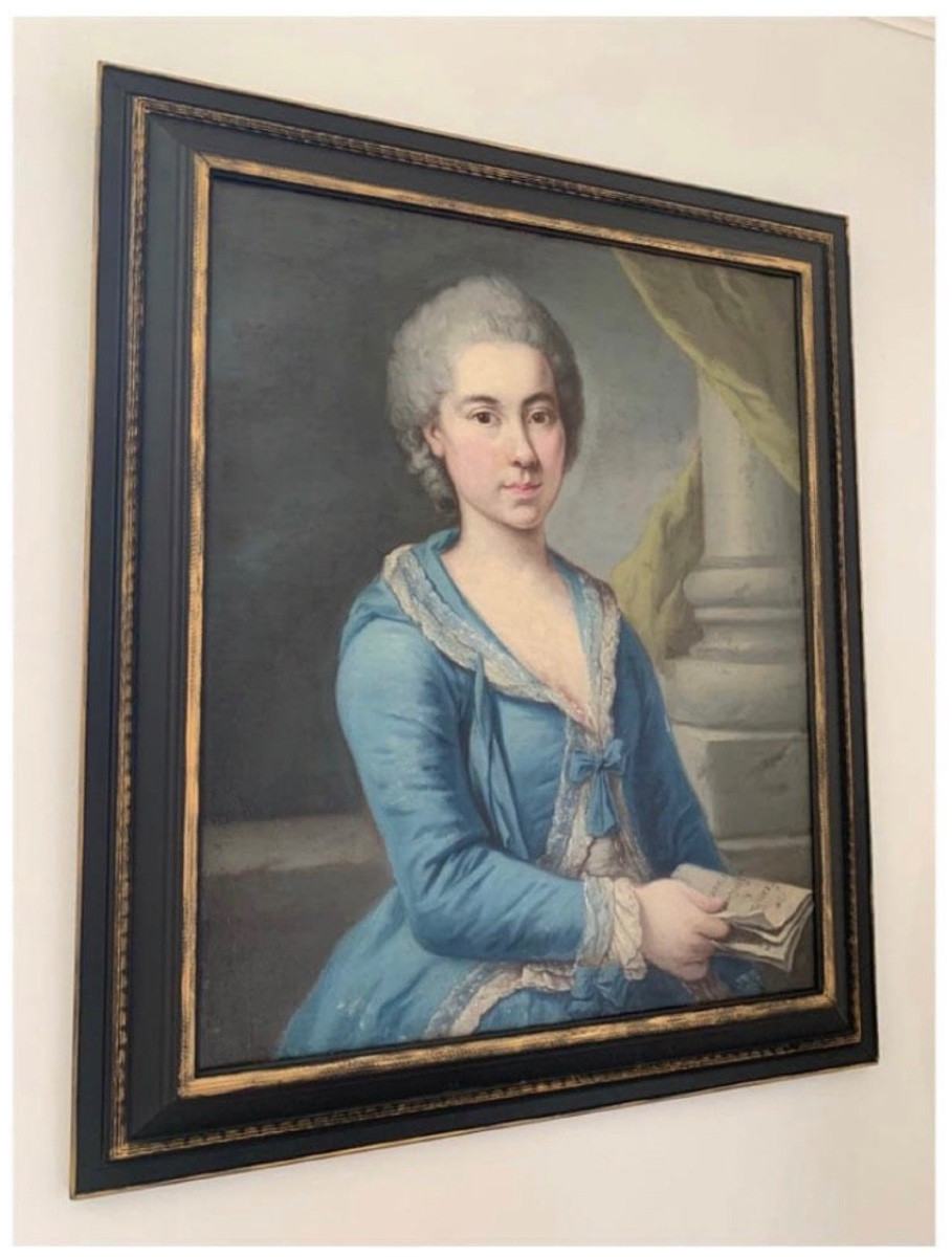 A Portrait Of A Regency Period  Lady, Circle Of Jean -étienne Liotard (1702-1789) -photo-5