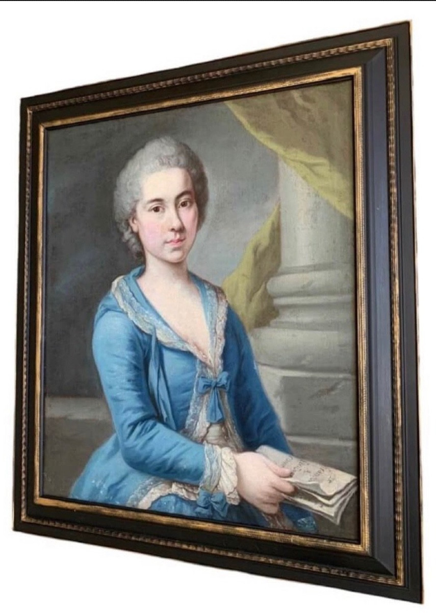 A Portrait Of A Regency Period  Lady, Circle Of Jean -étienne Liotard (1702-1789) -photo-6