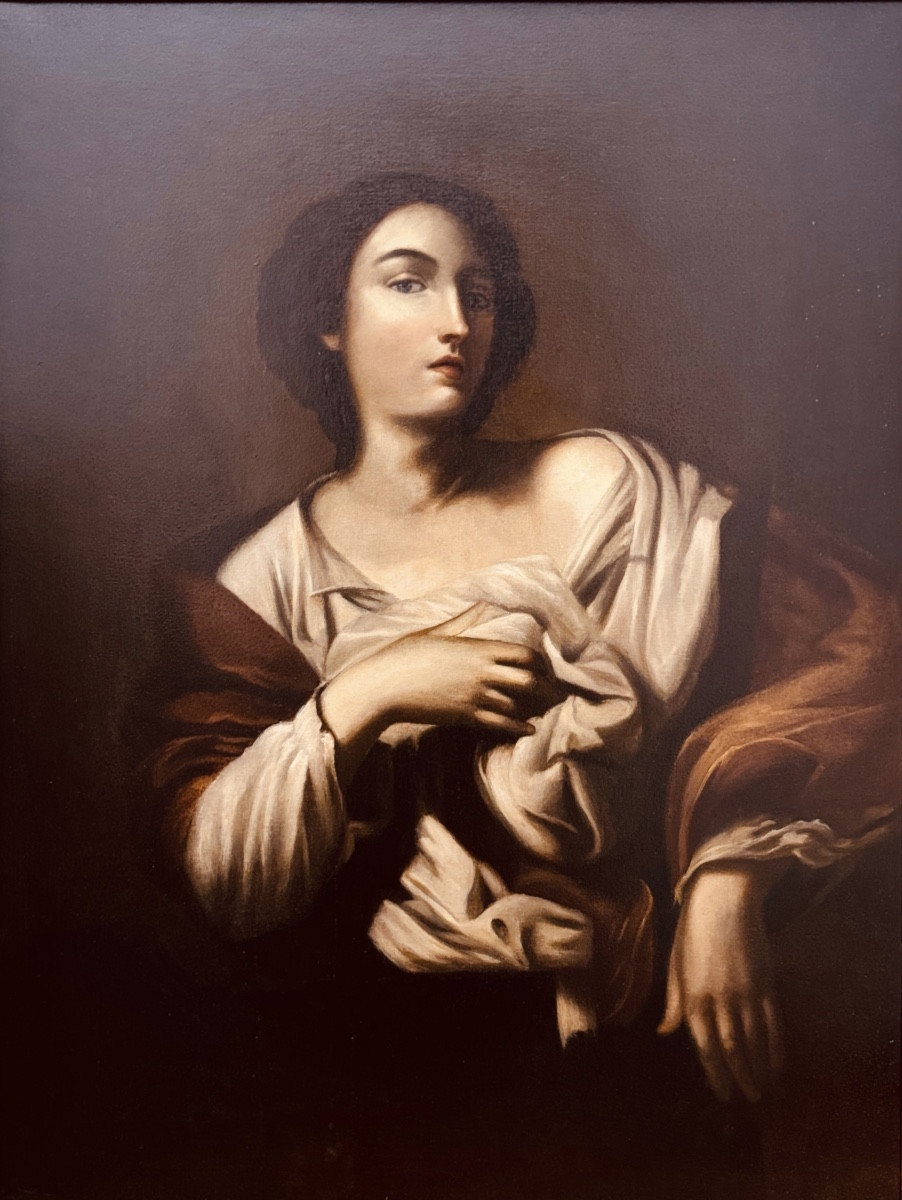 Portrait du XIX (École italienn)le vieux maître de Sainte Agathe-photo-2