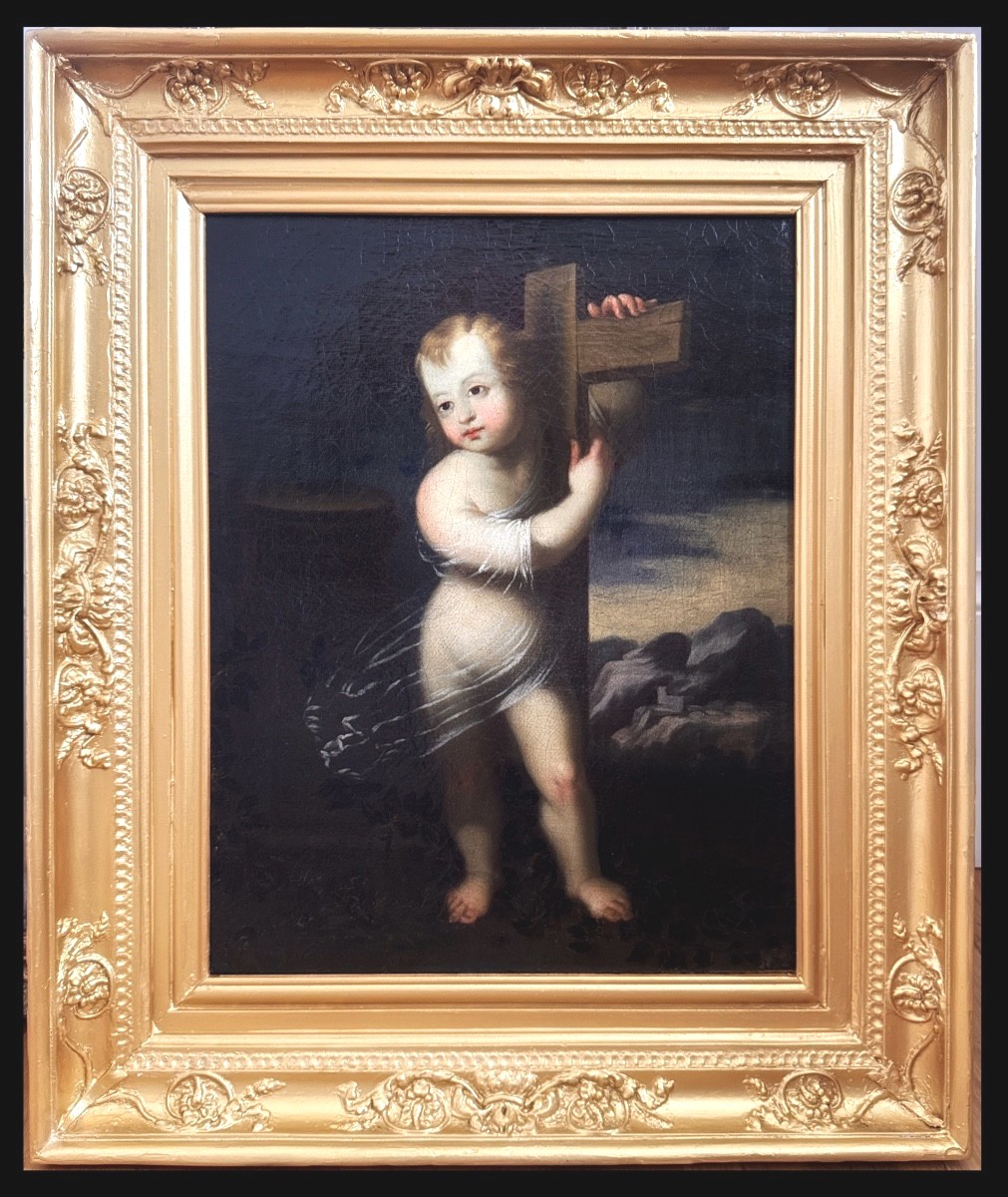 (xvii) Child Jesus Embracing The Cross, Circle Of Bartolomé Esteban Murillo 