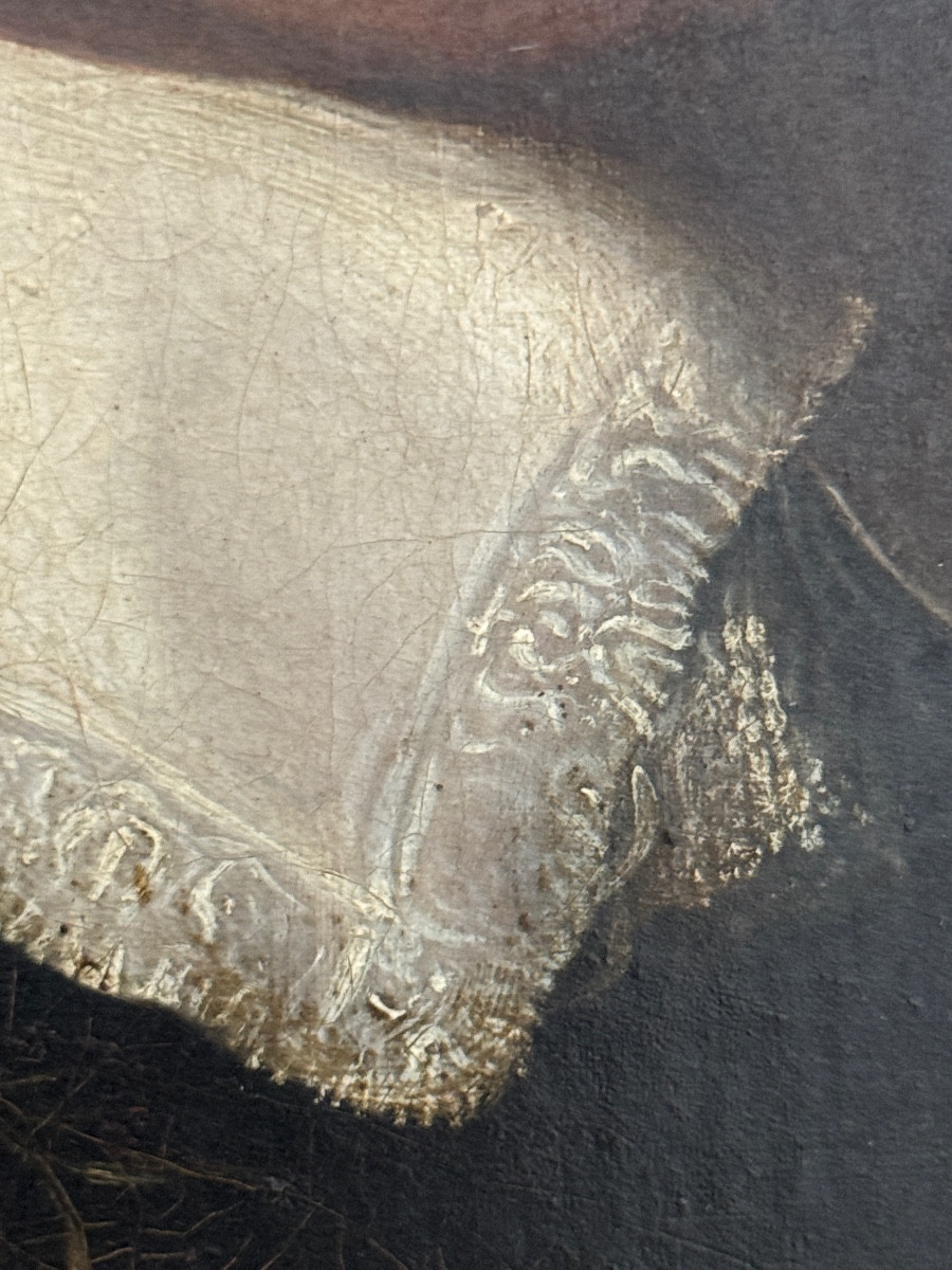 Portrait en buste d'un gentilhomme, dans le goût d'Antoine van Dyck (1599-1641)-photo-4