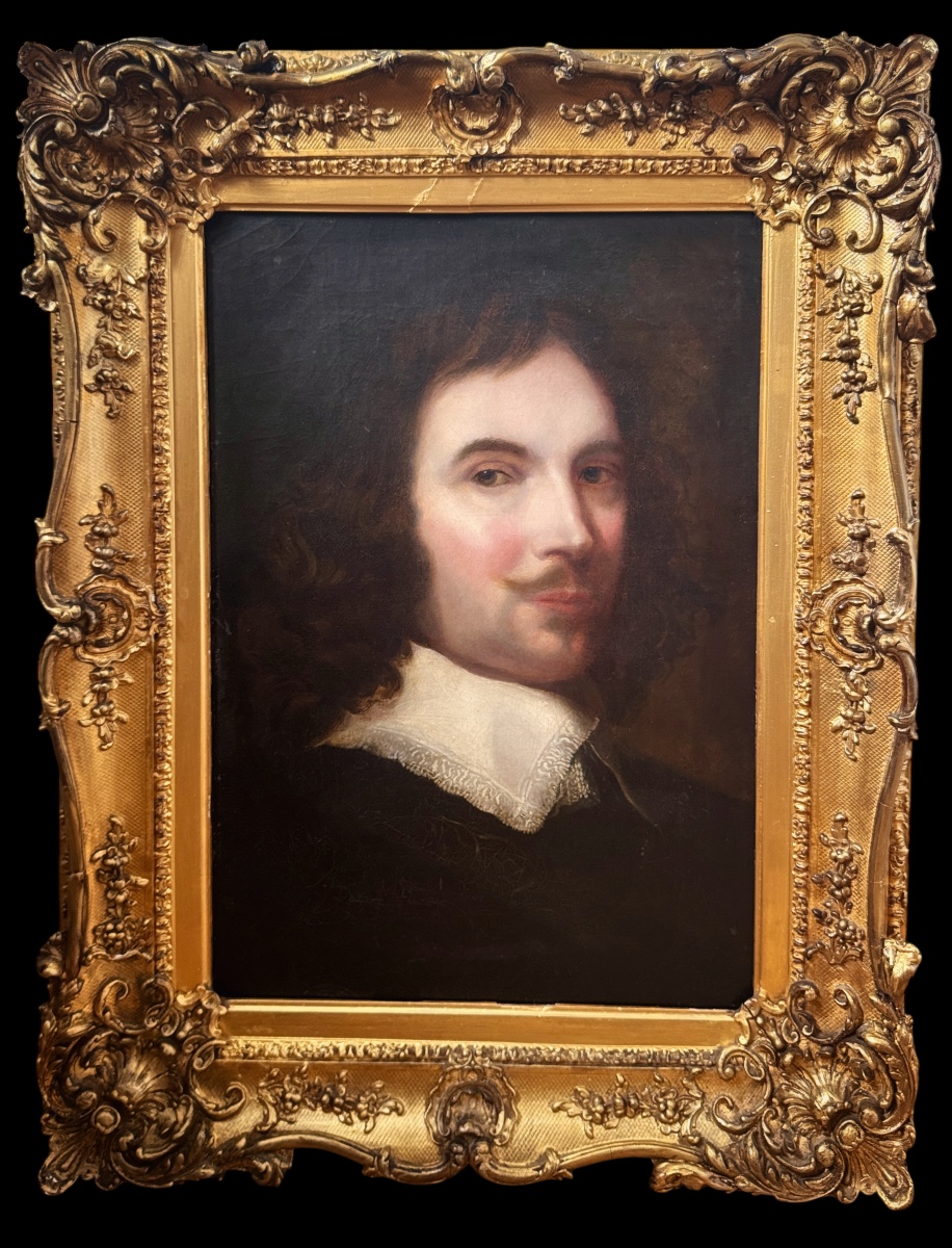 Portrait en buste d'un gentilhomme, dans le goût d'Antoine van Dyck (1599-1641)-photo-7