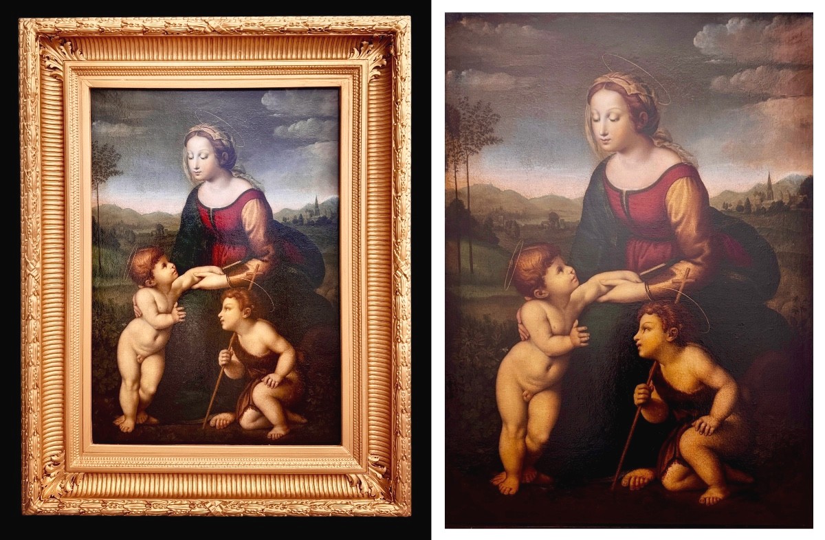 La Belle Jardinière, XVIIIe siècle. D'après Raffaello Sanzio, dit Raphaël (1483-1520).-photo-3