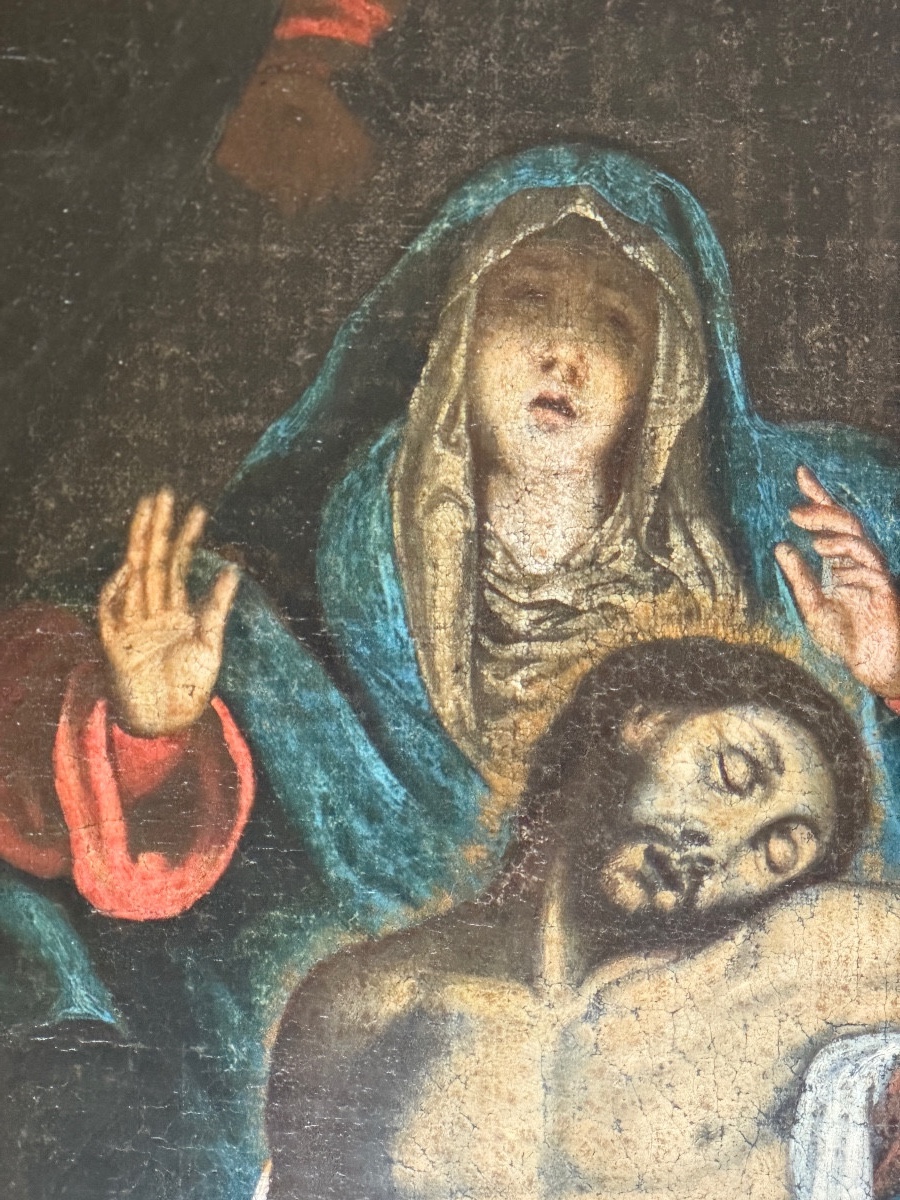  The Lamentation Of Christ, Early 17th Century Veronese School-photo-4