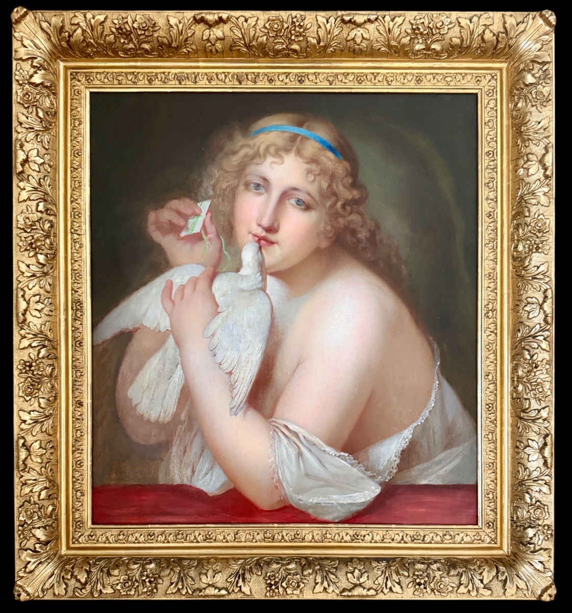 Aphrodite tenant une colombe, Augustin-Luc Demoussey (1809-1880) -photo-7