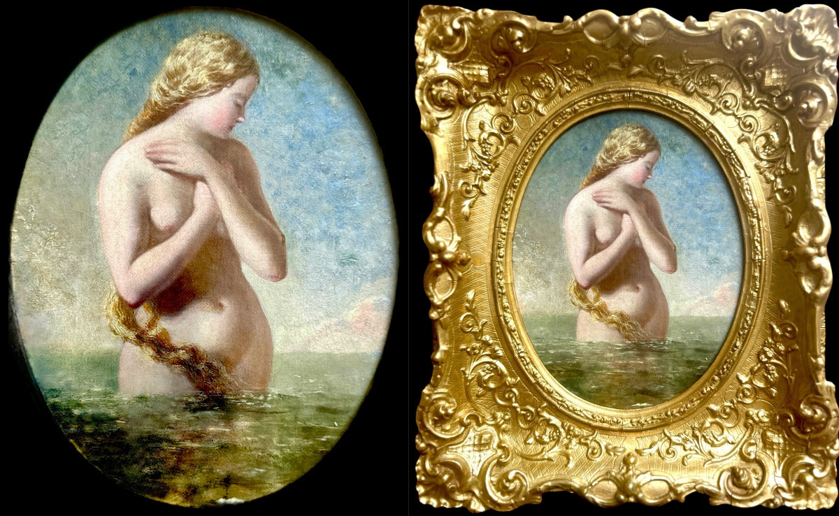 Painting Of A Nereid, Circle Of William Edward Frost (1810–1877)-photo-3