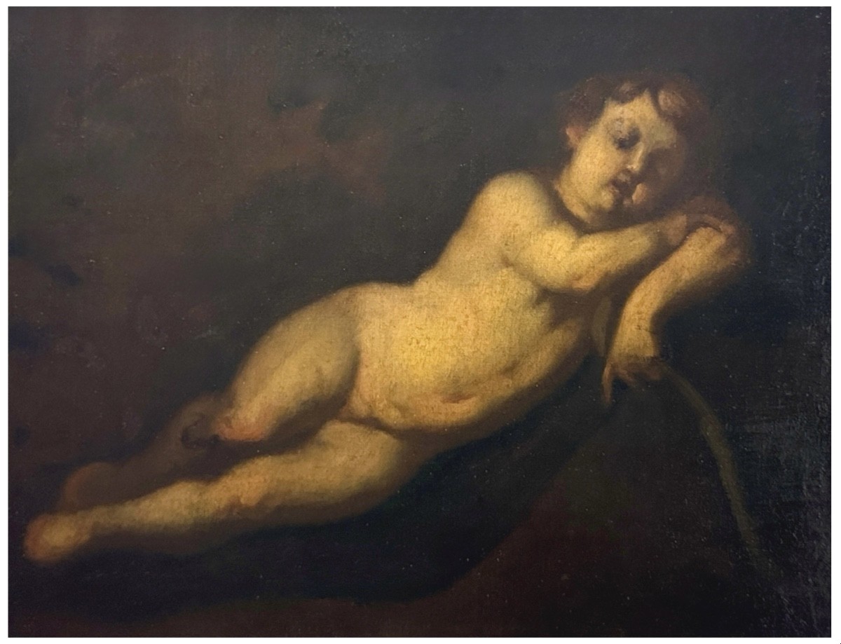 L'Enfant Jésus endormi, D'après Andrea Vaccaro (1604-1670)-photo-2