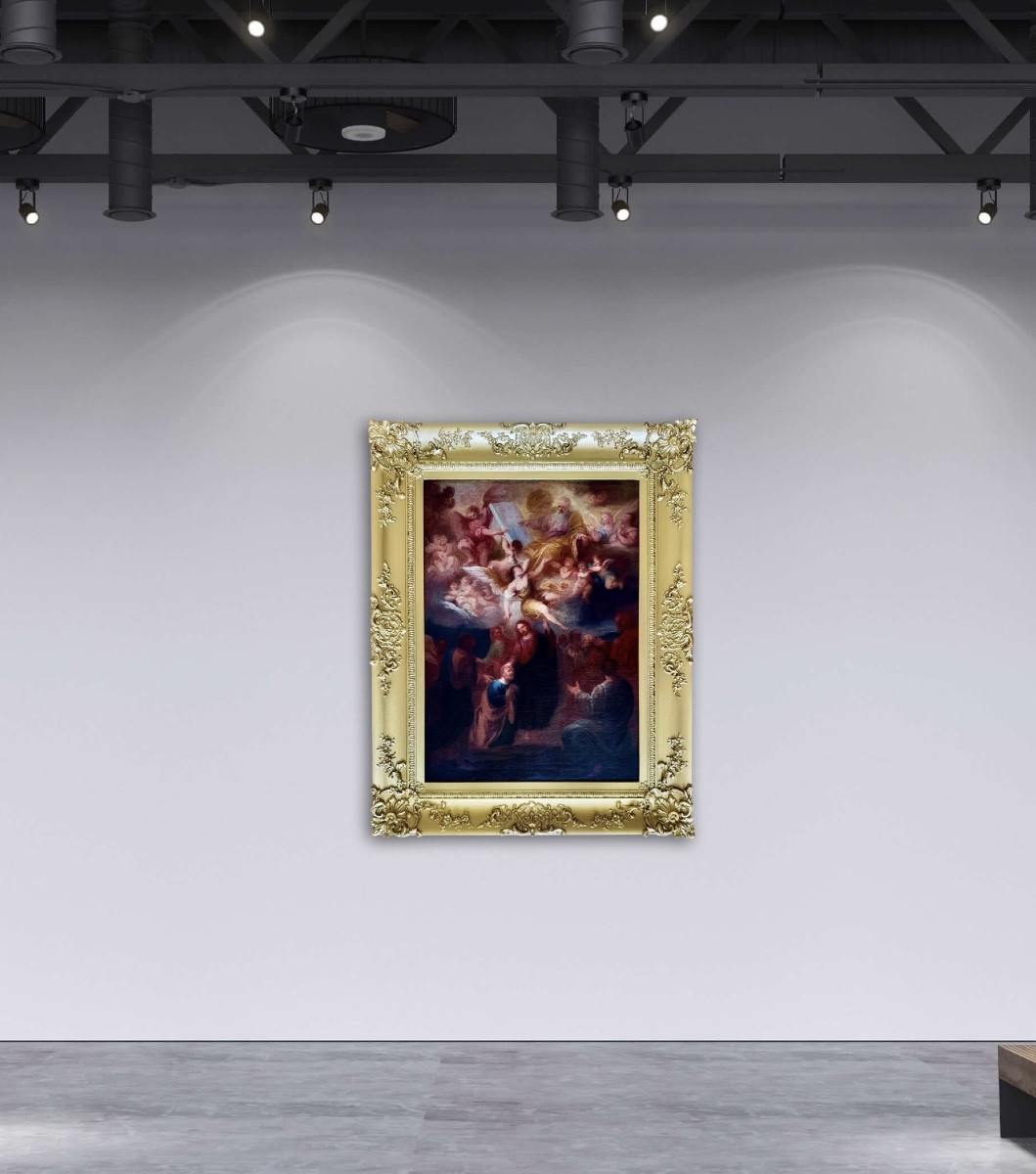 Saint Peter Receiving The Keys To Heaven, Circle Of Peter Paul Rubens (1577-1640)-photo-7