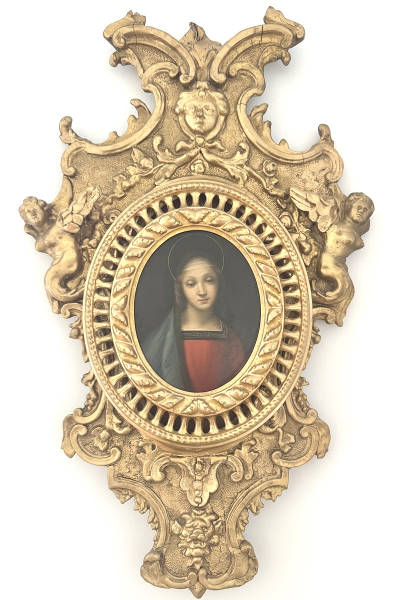 The Madonna After Raphael, XIX - Italian School After Raffaello Sanzio Da Urbino-photo-6