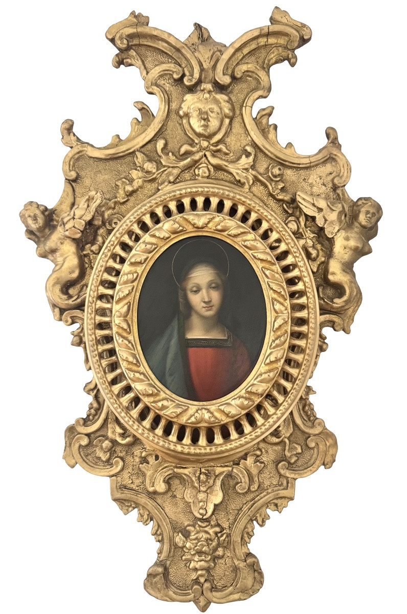 The Madonna After Raphael, XIX - Italian School After Raffaello Sanzio Da Urbino