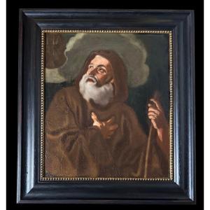 Saint Francis Of Paola (charitas), Manner Of Jusepe De Ribera (1591-1652)