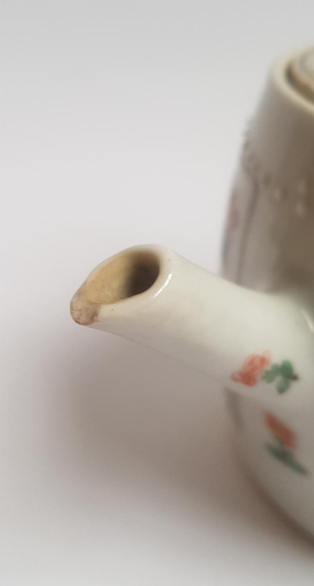 Théière En Porcelaine Chinoise Famille Verte Kangxi c.1700 Du 18e Siècle  -photo-3