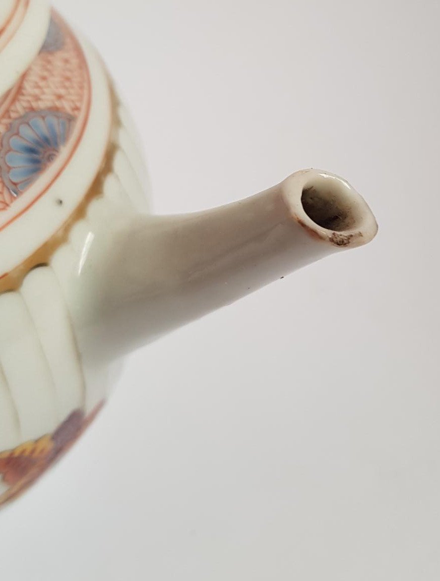 Théière En Porcelaine Chinoise Famille Rose Qianlong Du XVIIIe Siècle -photo-1