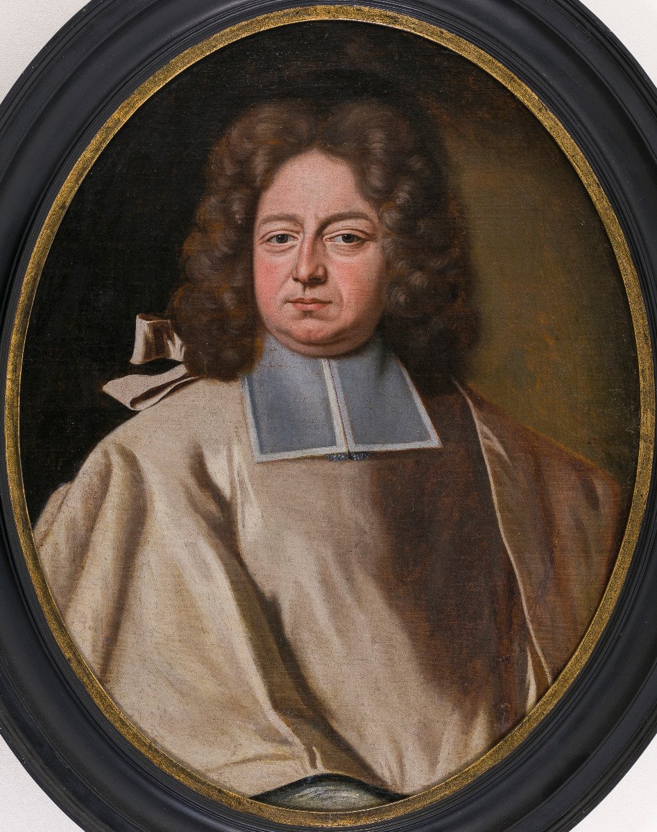 école Hollandaise Du XVIIIe Siècle - Portrait d'Un Gentilhomme, Herman Boerhaave?-photo-2