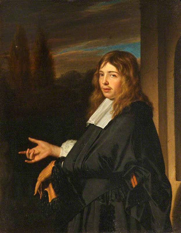 Aert Schouman (dordrecht 1710–1792) Portrait Of A Man After Van Mieris-photo-7