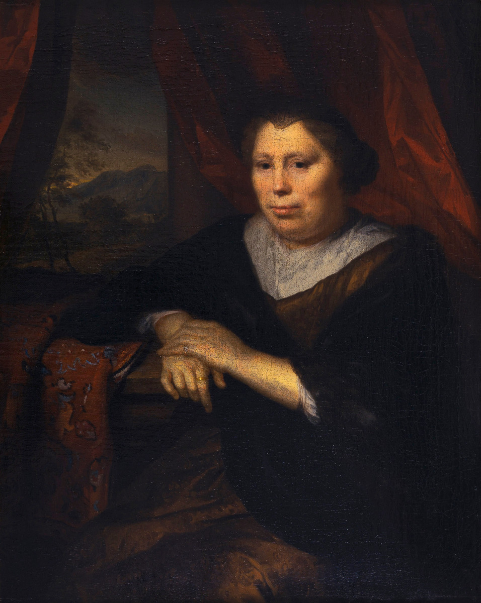   Arnold Boonen (Dordrecht 1669 –1729)  Portraits d'un gentilhomme et dame-photo-1