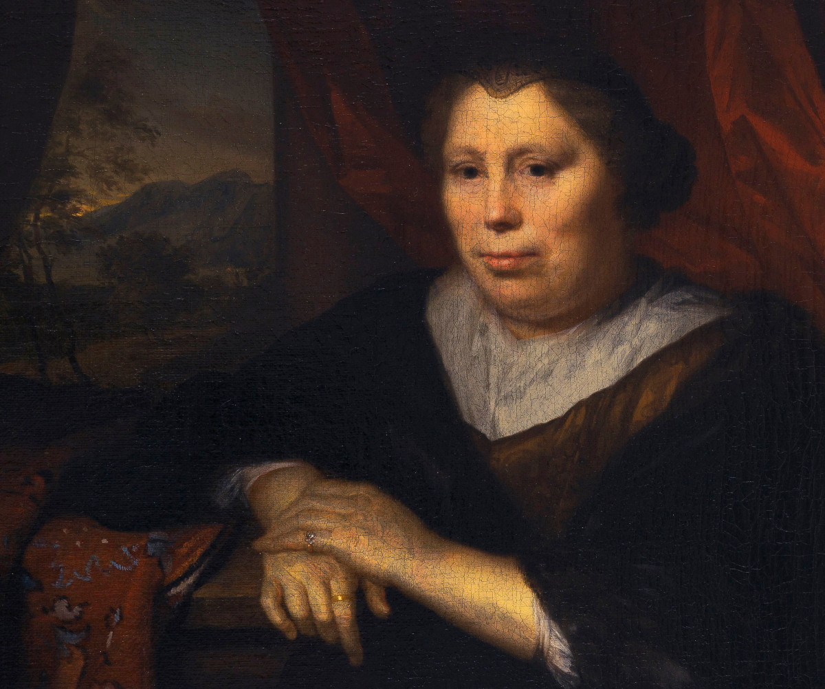   Arnold Boonen (Dordrecht 1669 –1729)  Portraits d'un gentilhomme et dame-photo-4