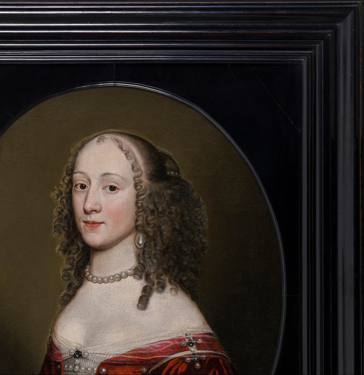 Jan Jansz Westerbaen I (the Hague C. 1600/02 – 1686 The Hague) Portrait Of A Lady In Red  -photo-4