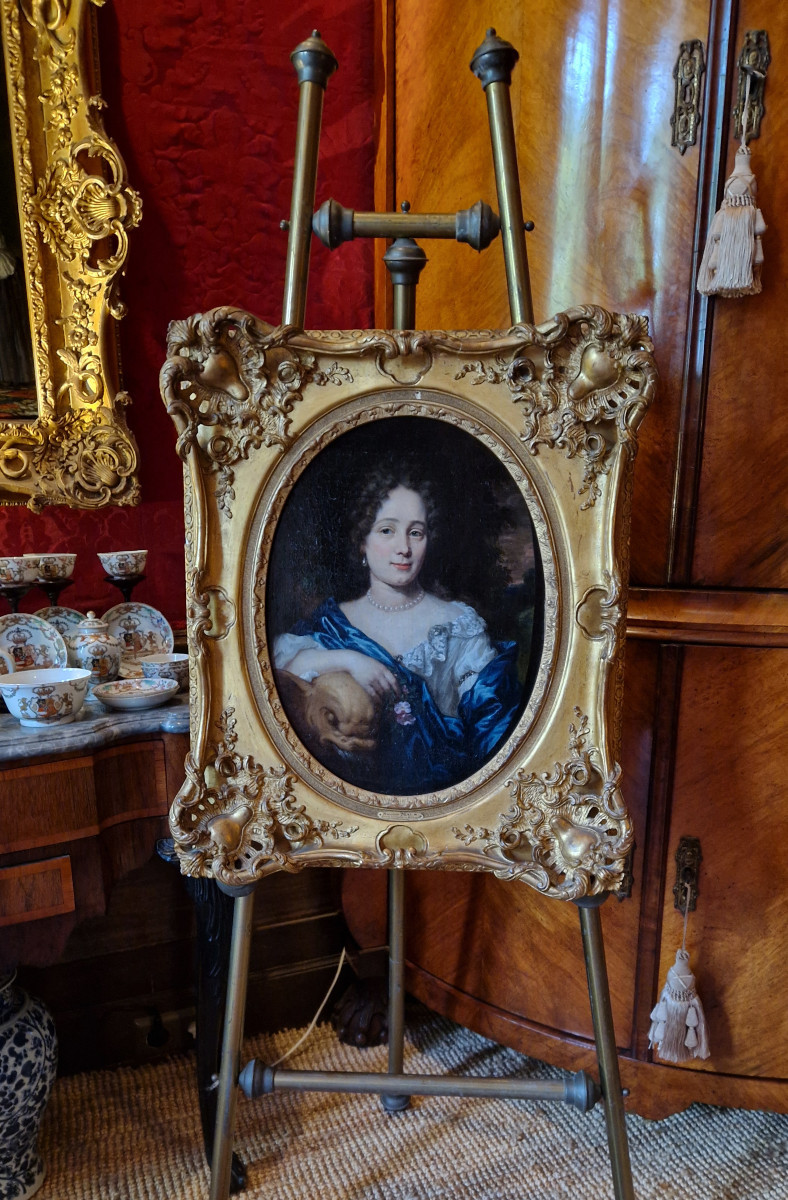 17th Century Old Master Painting By Nicolaes Maes (1634–1693) Portrait Of A Lady-photo-4