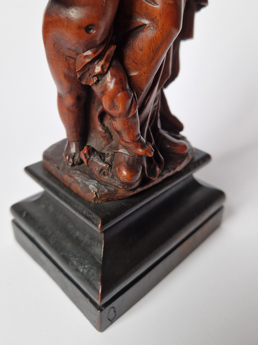 Flemish 17th-c Sculpture By Nicolaes Van Der Veken (malines 1637–1704) Virgin And Child -photo-6