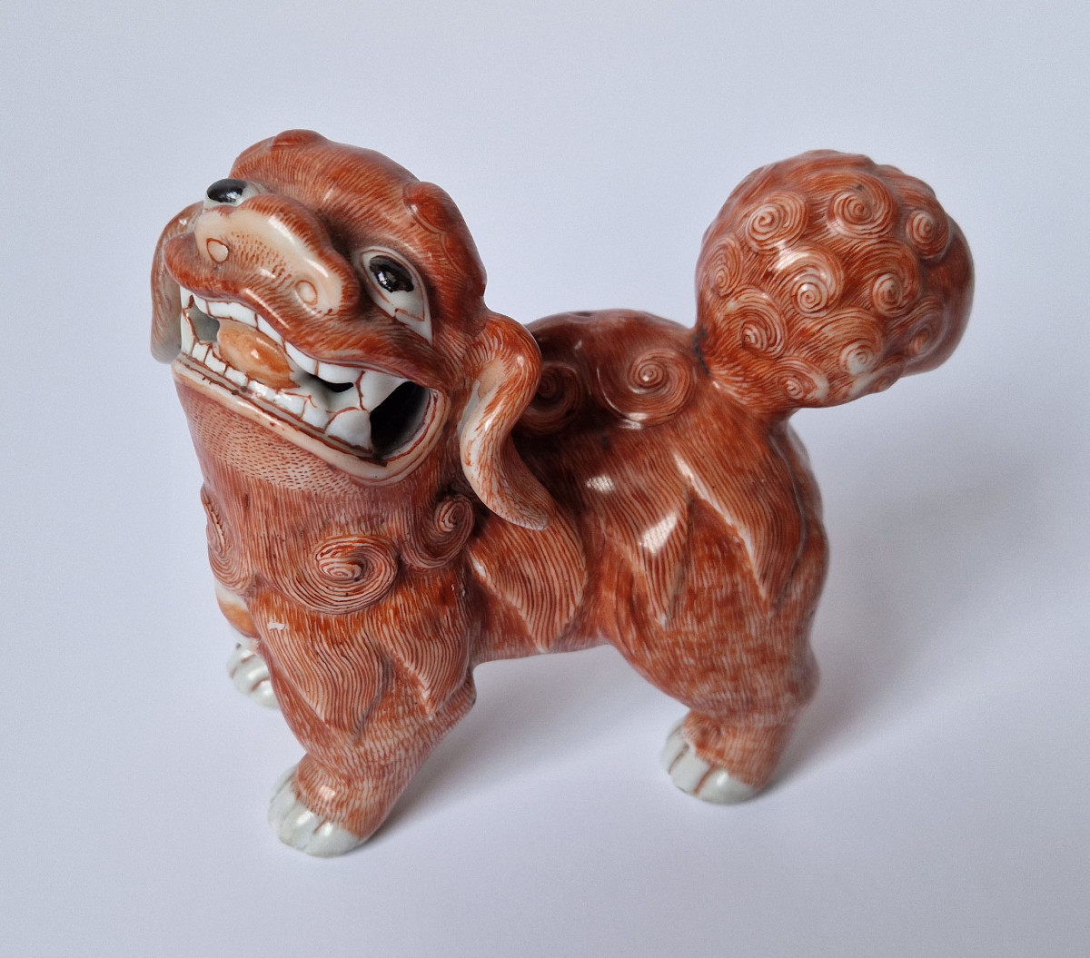 Kutani Porcelain Foo Dog (shishi), Japan, Meiji Period, Circa 1900 -photo-2