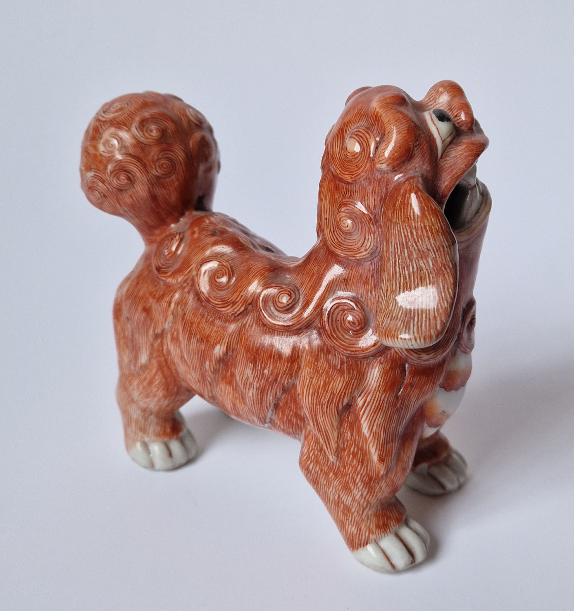 Kutani Porcelain Foo Dog (shishi), Japan, Meiji Period, Circa 1900 -photo-4