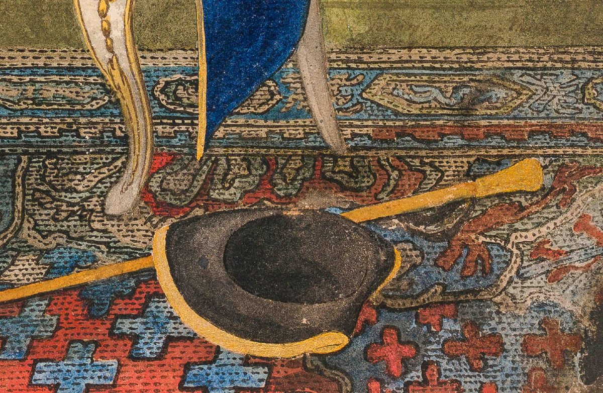 Dessin ancien XVIIIe par Isaac Lodewijk La Fargue van Nieuwland (1726–1805)Portrait d'un couple-photo-2