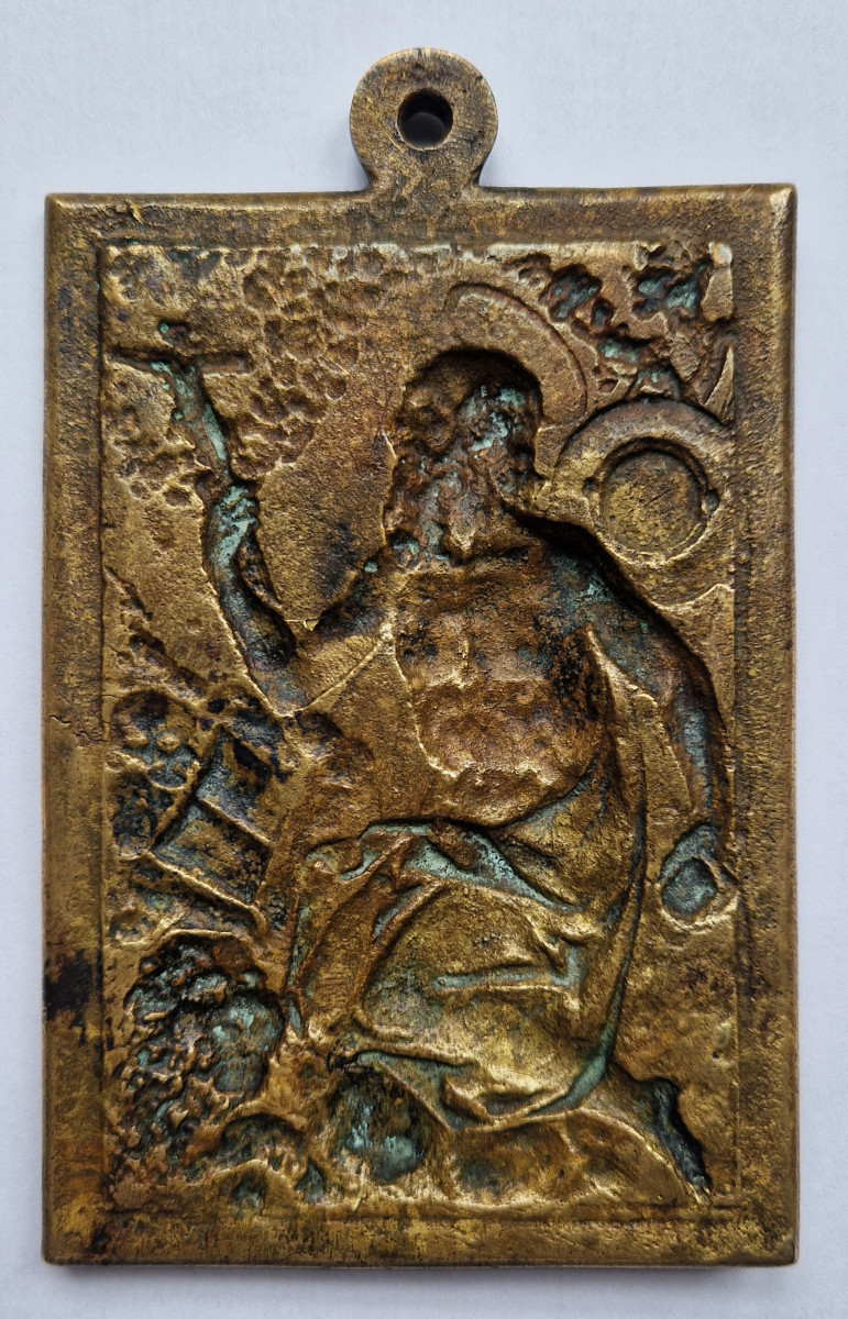 Saint Jérôme au Désert - Bas-relief en bronze coulé - Espagne, début du XVIIe siècle -photo-6