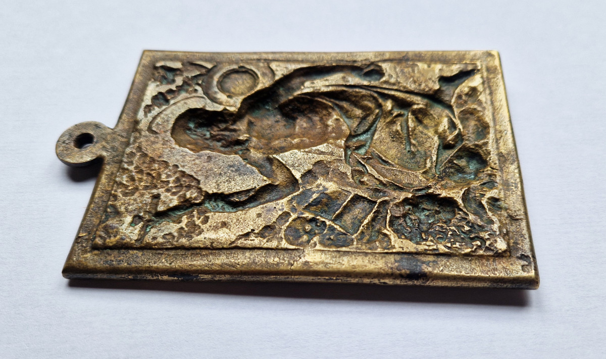 Saint Jérôme au Désert - Bas-relief en bronze coulé - Espagne, début du XVIIe siècle -photo-7