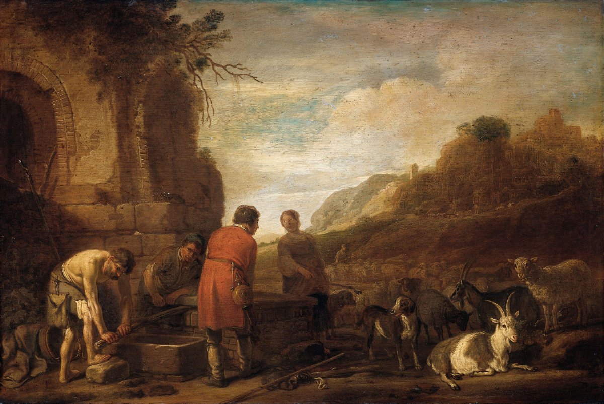 Tableau Ancien XVIIe Hollandais par Pre-Rembrandtiste Claes Moeyaert (1591–1655) Joseph   -photo-8