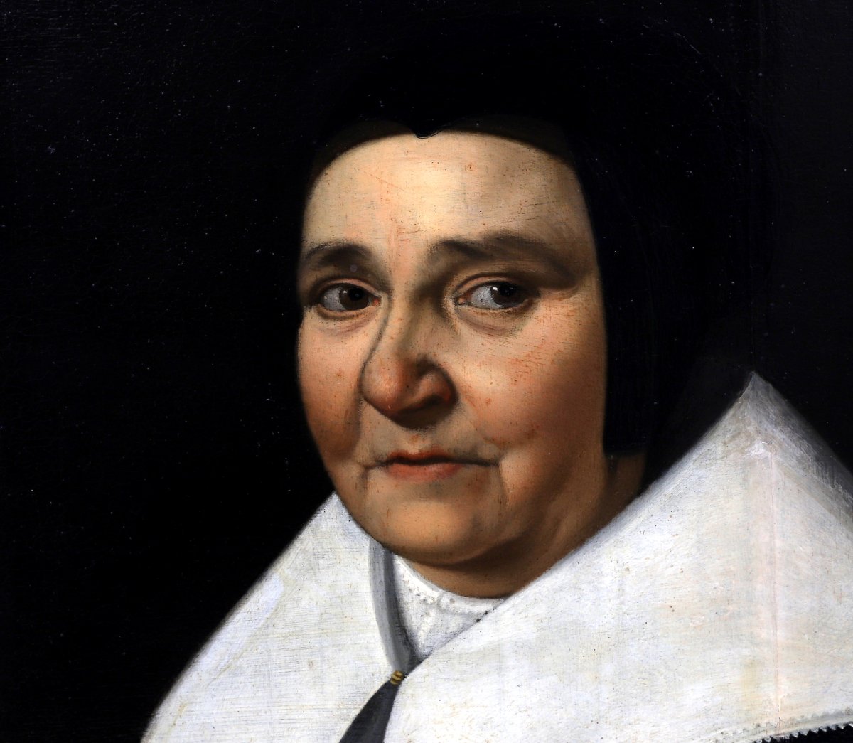 17th C Old Master Painting By Cornelis De Man (delft 1621-1706) Portrait Of A Lady - Dated 1659-photo-3