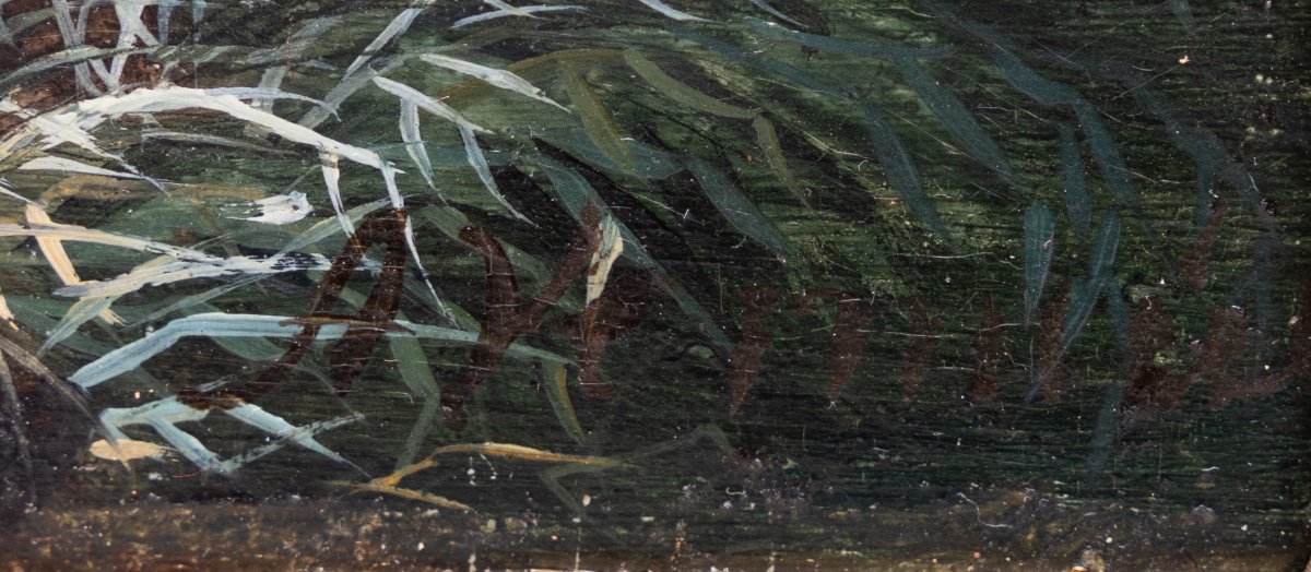 Tableau ancien XVIIIe par Andries Vermeulen (Dordrecht 1763–1814)  Paysage-photo-3
