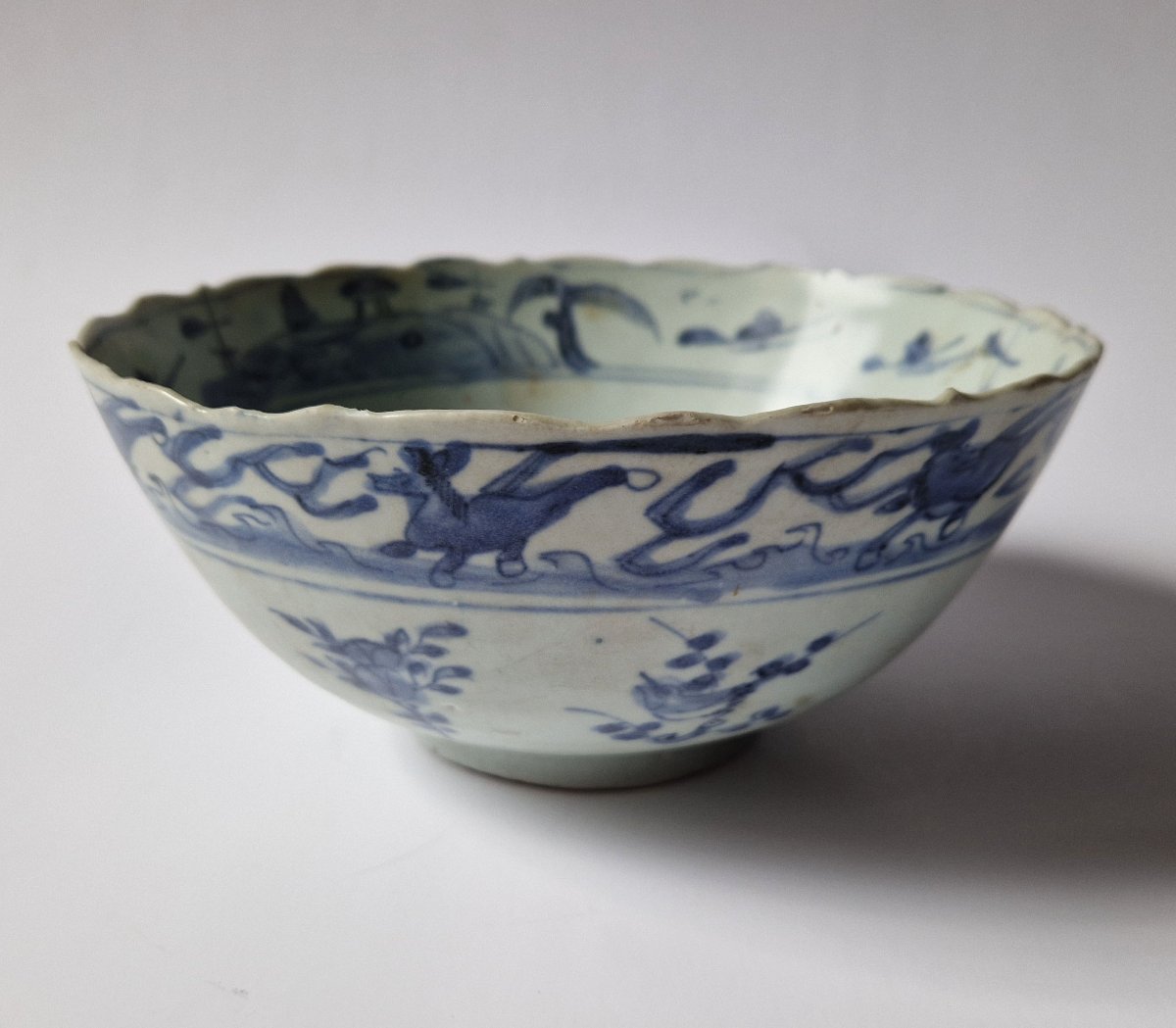 Paire de bols en porcelaine bleue et blanche de Chine provenant du Hatcher Cargo c.1643-photo-2