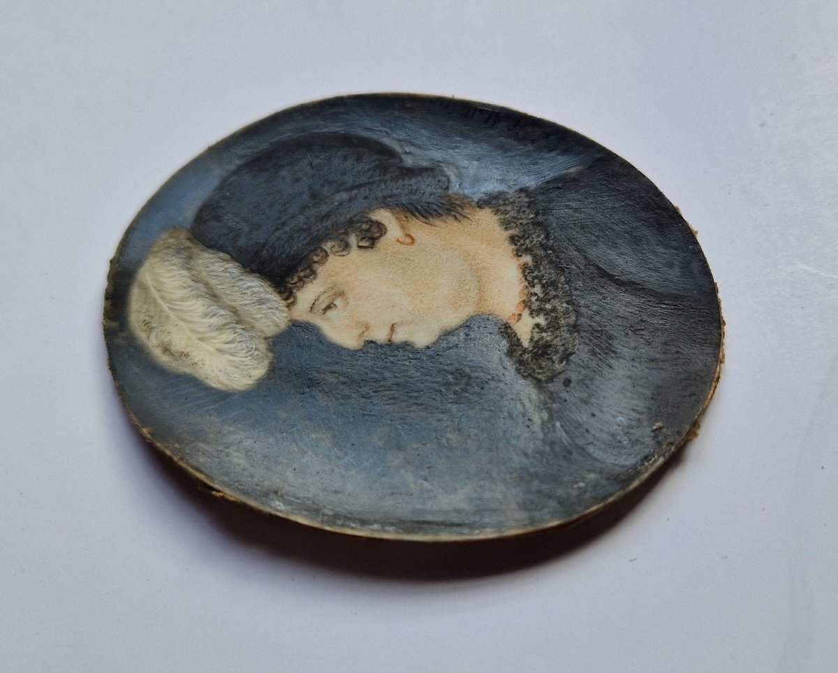 Dutch Portrait Miniature Of A Lady By Jan Hendrik Matthijsen (1777–1855)  -photo-4