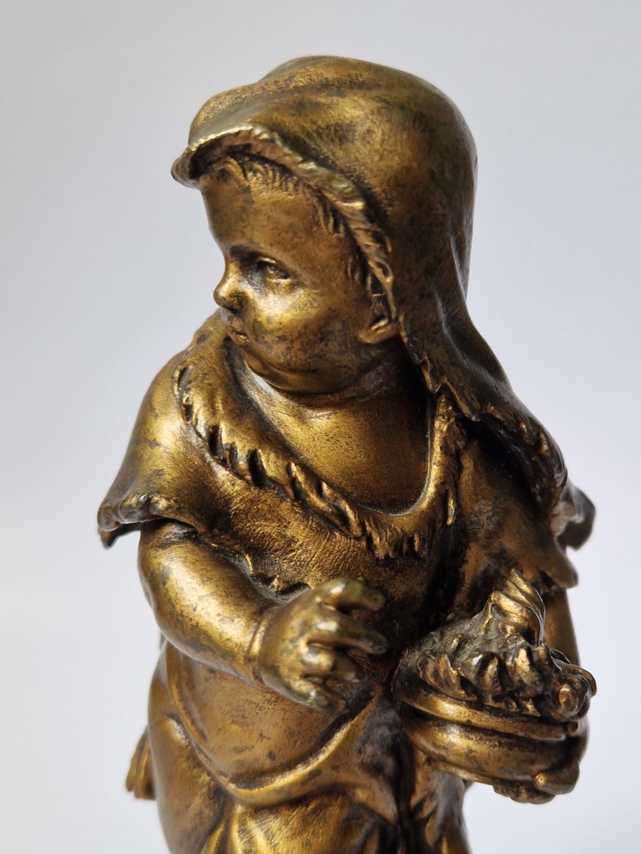 École flamande ou hollandaise, XVIIIe ou XIXe siècle  Personnification de l'Hiver Bronze -photo-4