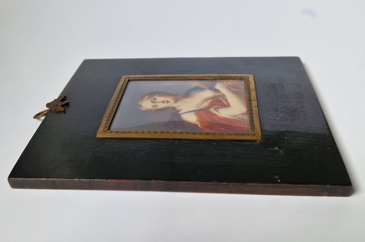 19th-century Miniature After Rosalba Carriera – The Element Of Fire-photo-4