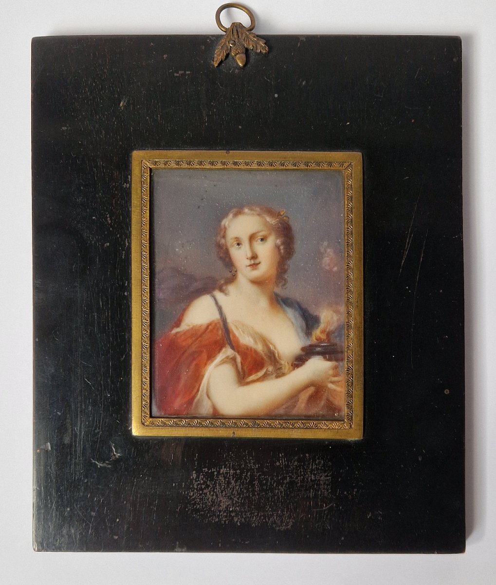19th-century Miniature After Rosalba Carriera – The Element Of Fire
