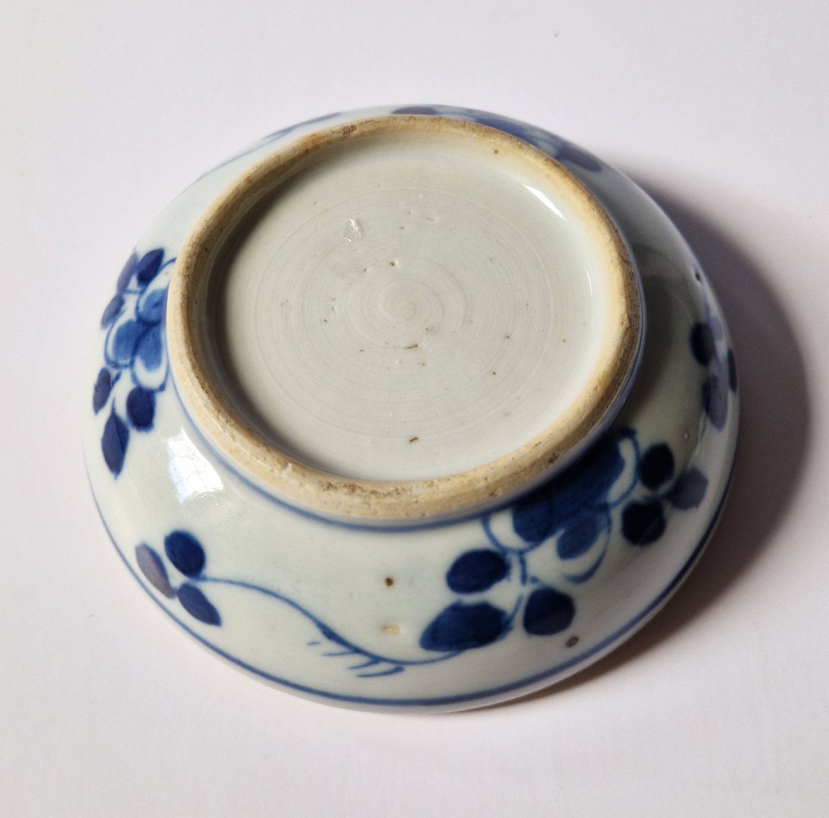 Chinese Blue-and-white  Box With Circular Lid, From Ca Mau Wreck, C. 1725-photo-6