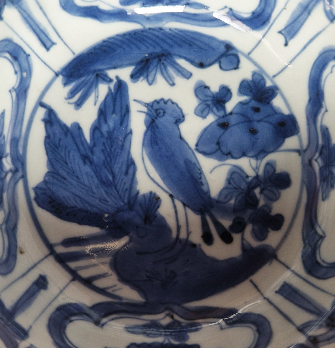 Chinese Ming Wanli 'kraak' Blue And White Bowl C.1620-photo-4