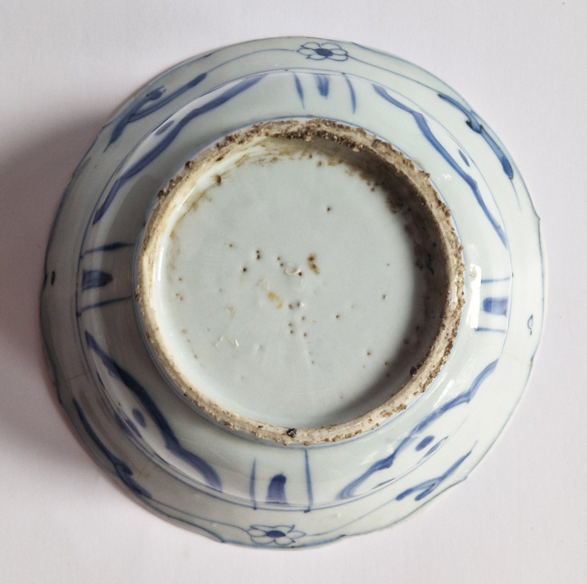 Chinese Ming Wanli 'kraak' Blue And White Bowl C.1620-photo-4