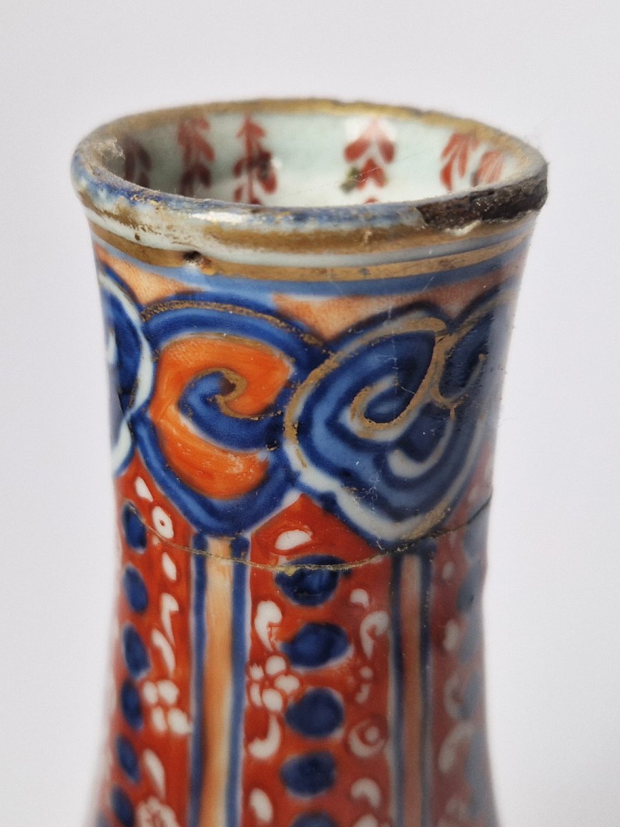 Vase bouteille en porcelaine chinoise époque Wanli, vers 1620, avec décor ajouté vers 1820 -photo-4